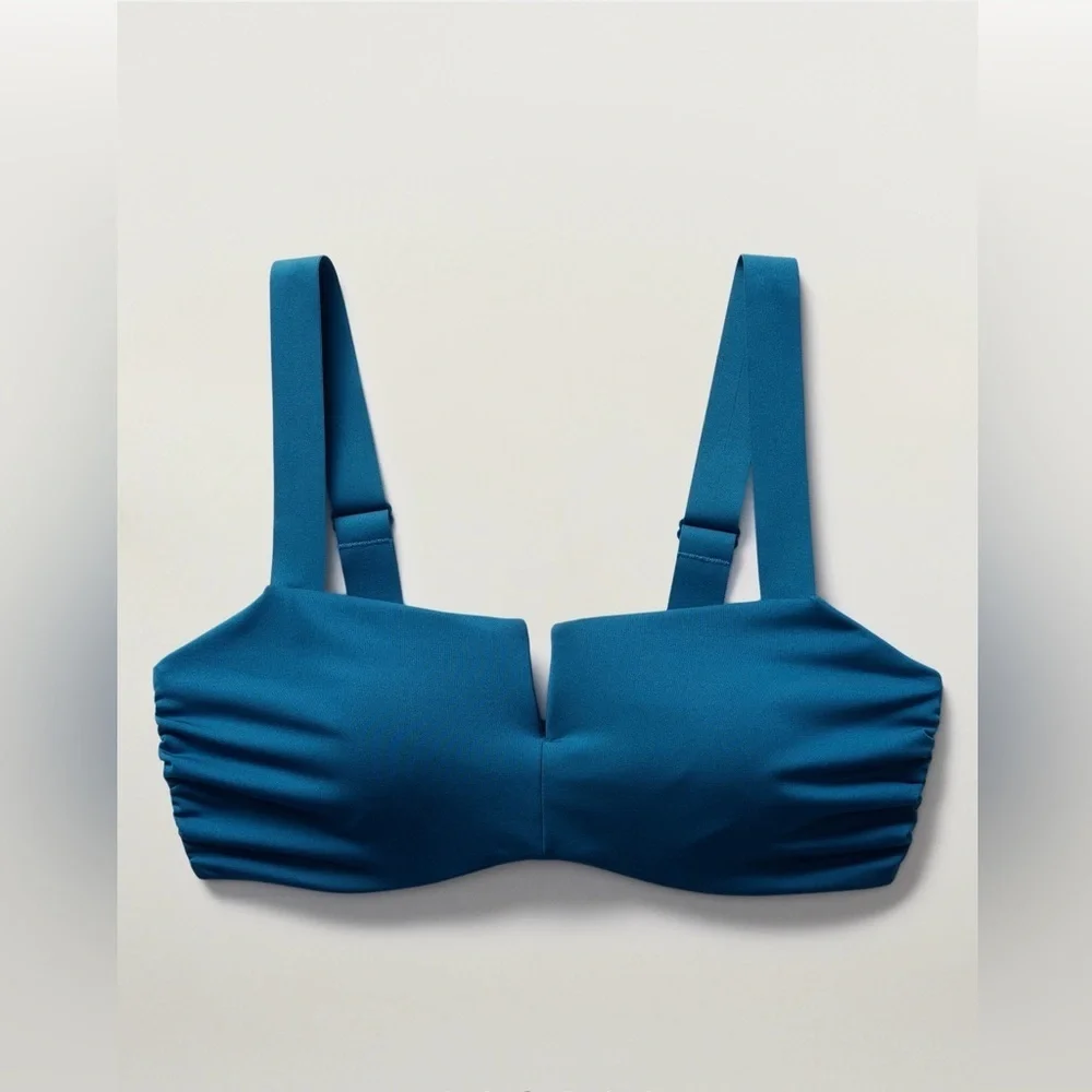 Athleta SQUARE NECK V BRA CUP BIKINI TOP